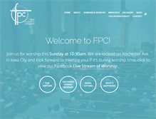 Tablet Screenshot of firstpresiowacity.org